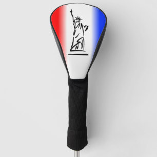 Liberty Red White Stripe Golf Headcover