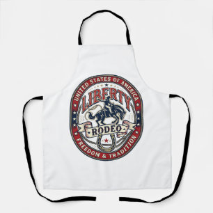 Liberty Rodeo Patriotisch Patriotisches Rodeo West Schürze