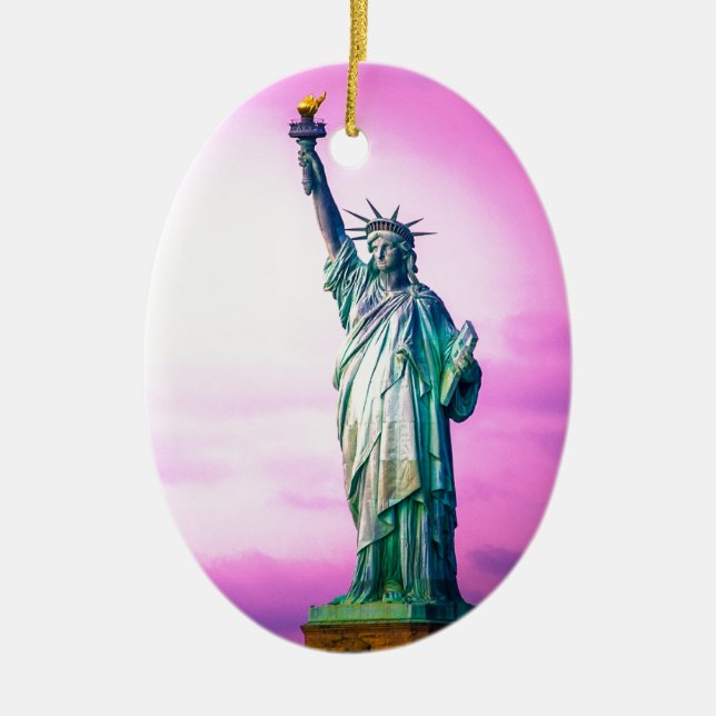 Liberty Statue New York Keramikornament (Vorne)