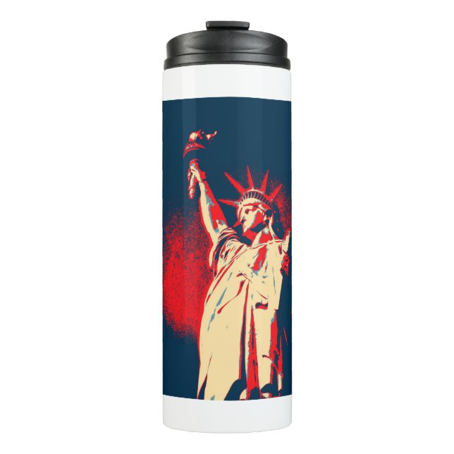 LIBERTY statue NY Thermosbecher (Vorderseite)