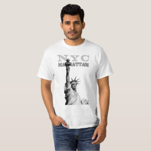 Liberty Statue Nyc Manhattan Herren Modern T-Shirt