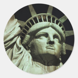 Liberty-Staue Runder Aufkleber