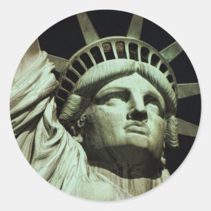 Liberty-Staue Runder Aufkleber