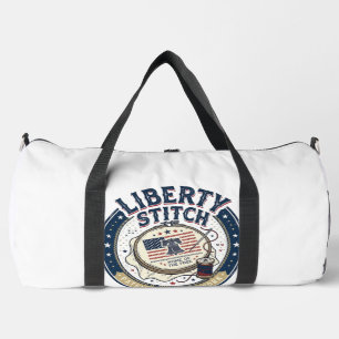 Liberty Stitch Patriotische Stickerei Nadel Duffle Bag