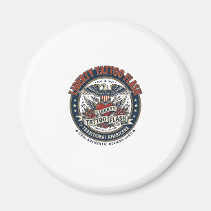 Liberty Tattoo Flash Patriotisches Patriotisches T Magnet