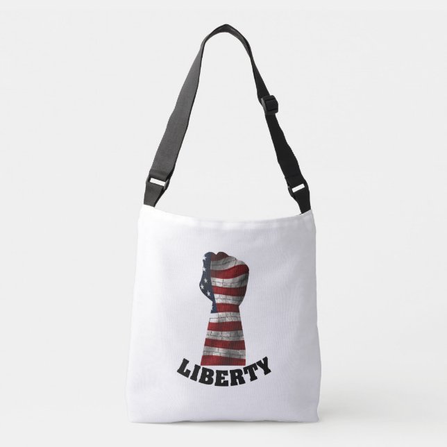 LIBERTY! TRAGETASCHEN MIT LANGEN TRÄGERN (Vorderseite)