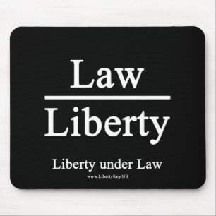 Liberty under Law mug Mousepad