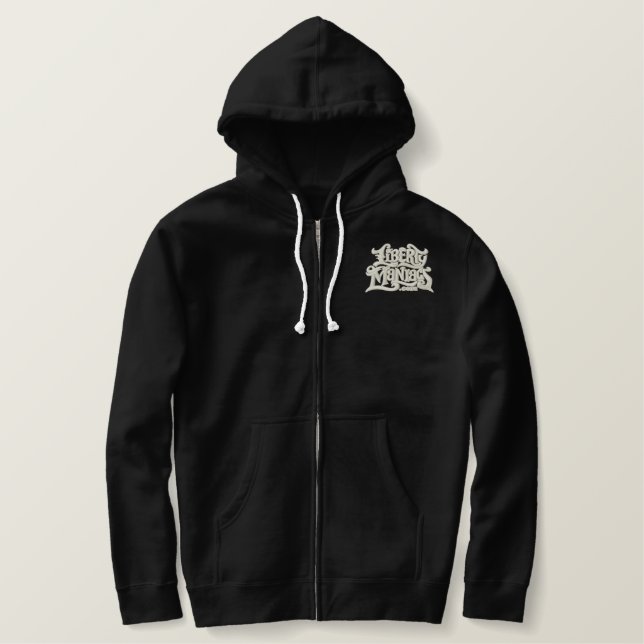 LibertyManiacs.com Bestickter Hoodie (Design vorne)