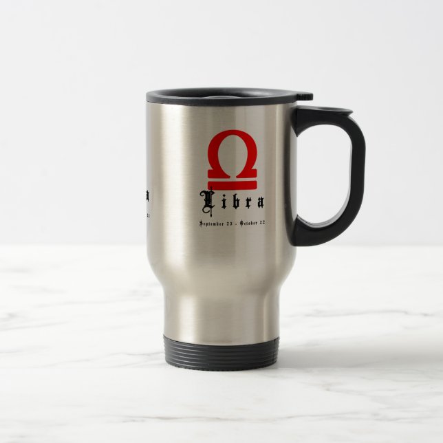 Libra, 23. September - 22. Oktober Reisebecher (Rechts)