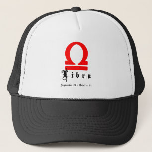 Libra, 23. September - 22. Oktober Truckerkappe