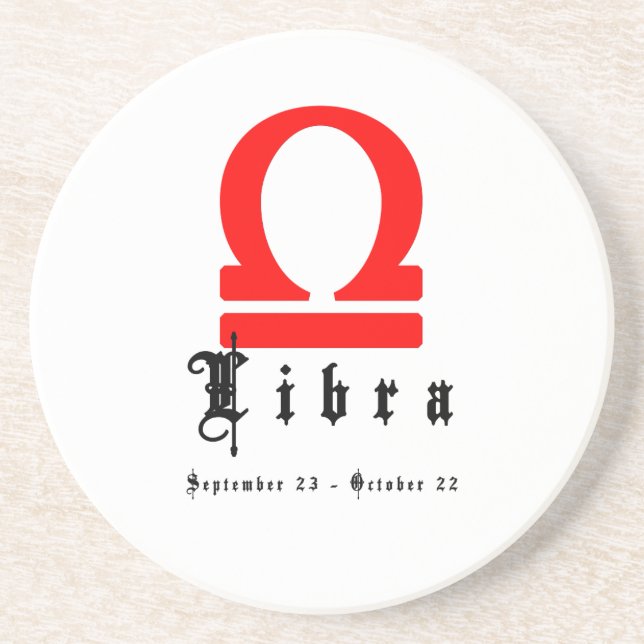 Libra, 23. September - 22. Oktober Untersetzer (Vorne)