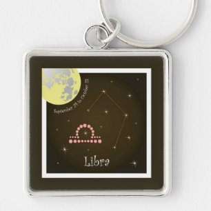 Libra 24. September bis 23. Oktober 23 Schlüsselge Schlüsselanhänger