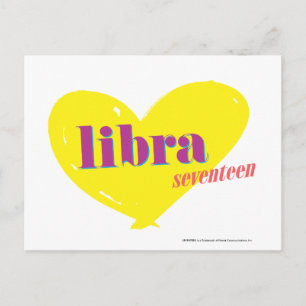 Libra 3 postkarte