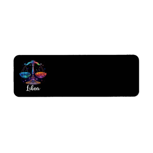 Libra Address Labels (Vorne)