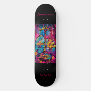 Libra Astrologie Grafitti Personalisiert Skateboard