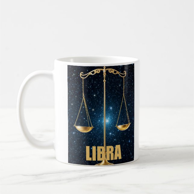 Libra-Astrologie Kaffeetasse (Links)