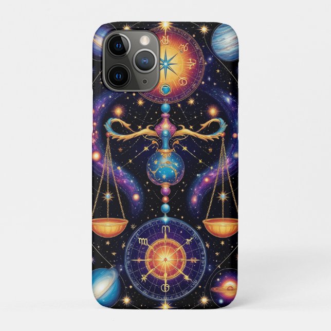 Libra Astrologische Symbole Case-Mate iPhone Hülle (Rückseite)