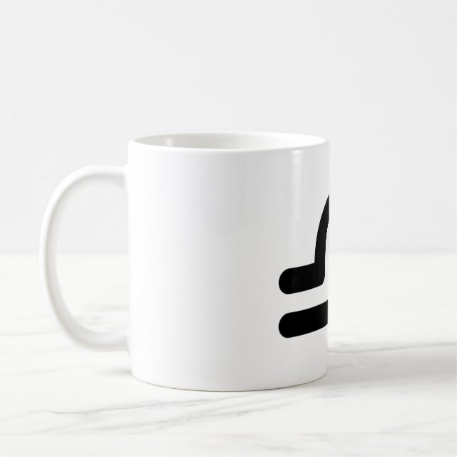 Libra Astrologisches Symbol Zeichen 5 Kaffeetasse (Links)