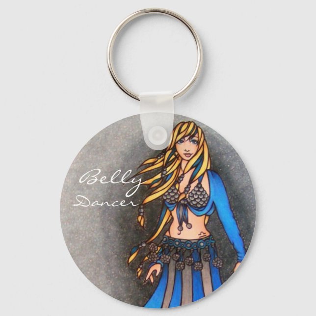 Libra Belly Dancer Schlüsselanhänger (Vorderseite)