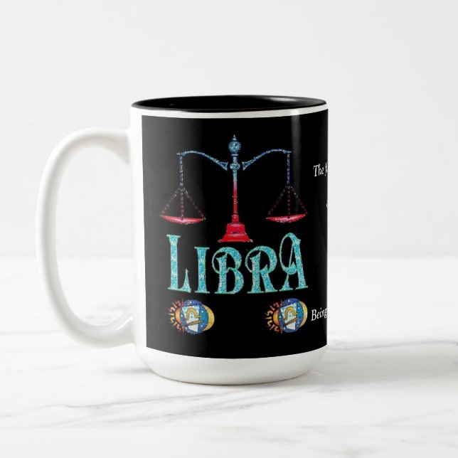 Libra Birth Sign Zodiac Tasse (Links)