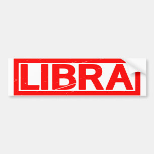 Libra-Briefmarke Autoaufkleber