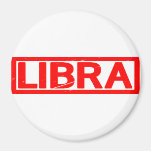 Libra-Briefmarke Magnet