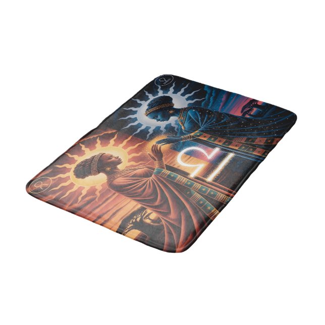 Libra Celestial Sisters Badematte (Schrägansicht)