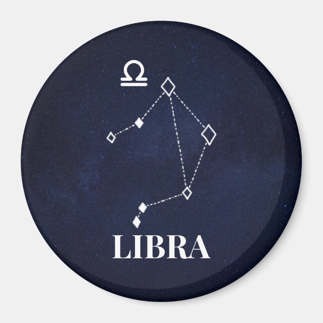 Libra Constellation Magnet (Vorne)