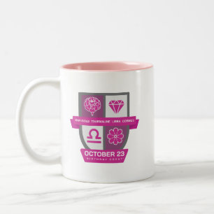 Libra Crête d'anniversaire™ pour mug du 1er au 23