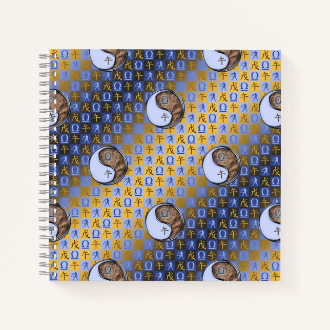 Libra & Earth Horse Notizbuch (Vorderseite)