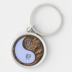 Libra & Earth Rabbit Schlüsselanhänger