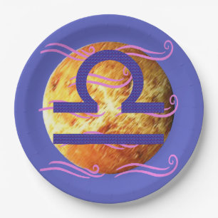 Libra-Esszimmerplatten Pappteller