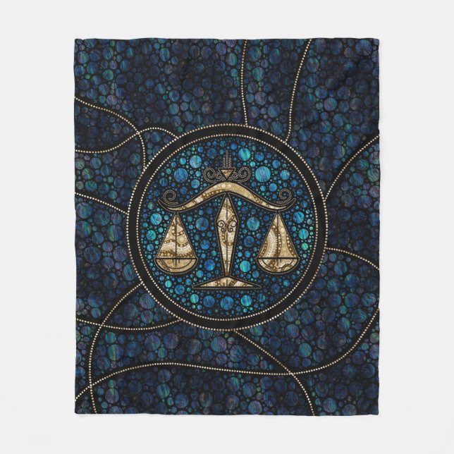 Libra Fleecedecke (Vorderseite)