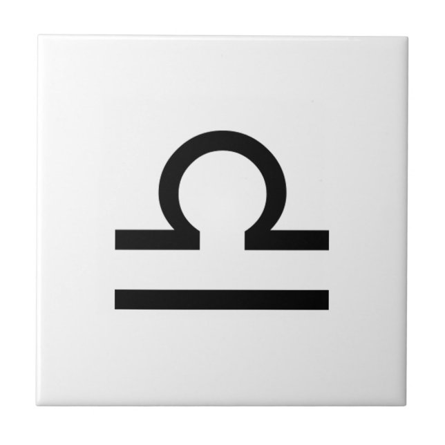 Libra Fliese (Vorderseite)