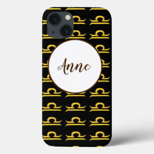 Libra, Gleichgewicht Golden Zodiac Zeichen Persona Case-Mate iPhone Hülle