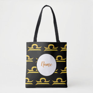 Libra, Gleichgewicht Golden Zodiac Zeichen Persona Tasche