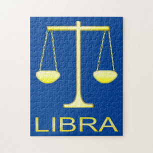 Libra Golden Scales Sign