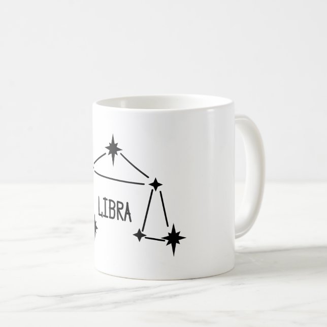 LIBRA HOROSCOPE TASSE GIFTS FÜR ALLE, GESCHENKE FÜ (VorderseiteRechts)