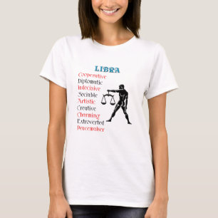 Libra Horoscope Zodiac Sign T-Shirt