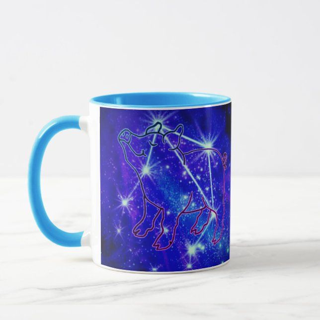 Libra im Jahr des Schweins Tasse (Links)