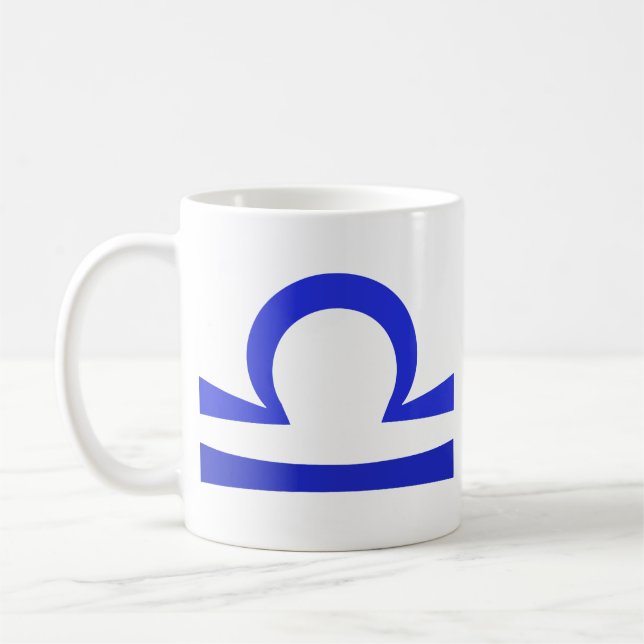 Libra in blau kaffeetasse (Links)