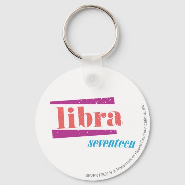 Libra LtPink Schlüsselanhänger (Vorderseite)