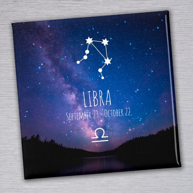 Libra | Magnet de constellation zodiaque personnal (Créateur téléchargé)
