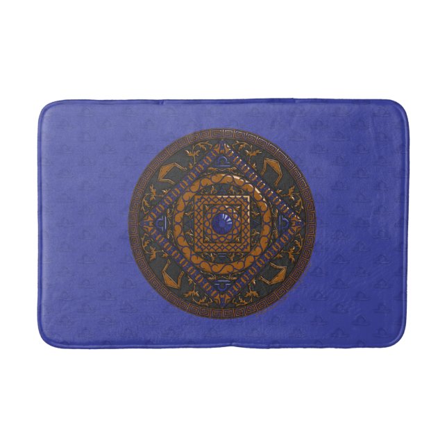Libra Mandala Bath Mat Badematte (Vorderseite)