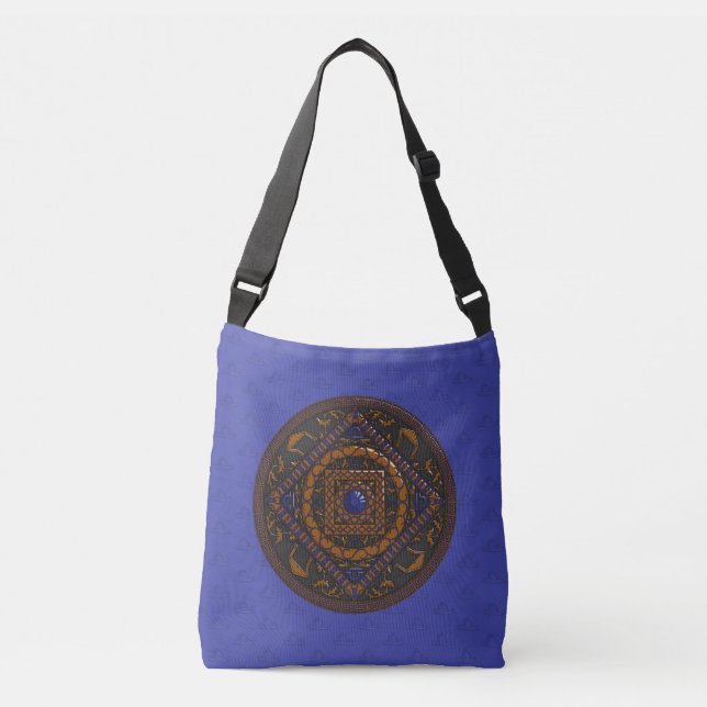 Libra Mandala Sac Tout-Sur-Imprimé (Devant)