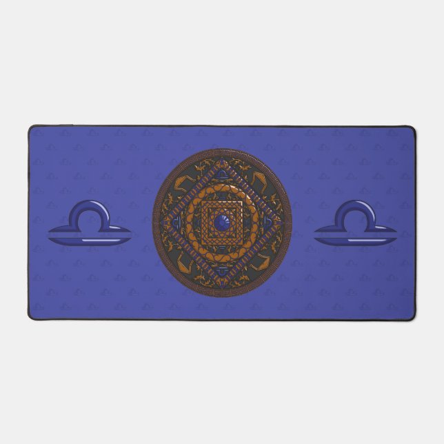 Libra Mandala Schreibtischunterlage (Vorderseite)