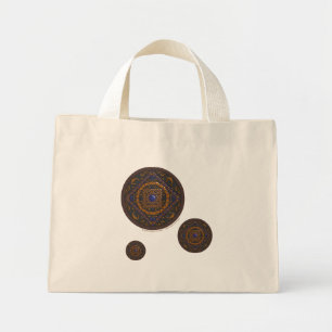 Libra Mandala Tote Bag Mini Stoffbeutel
