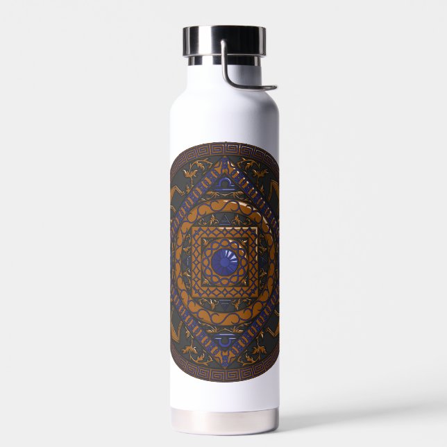 Libra Mandala Trinkflasche (Links)