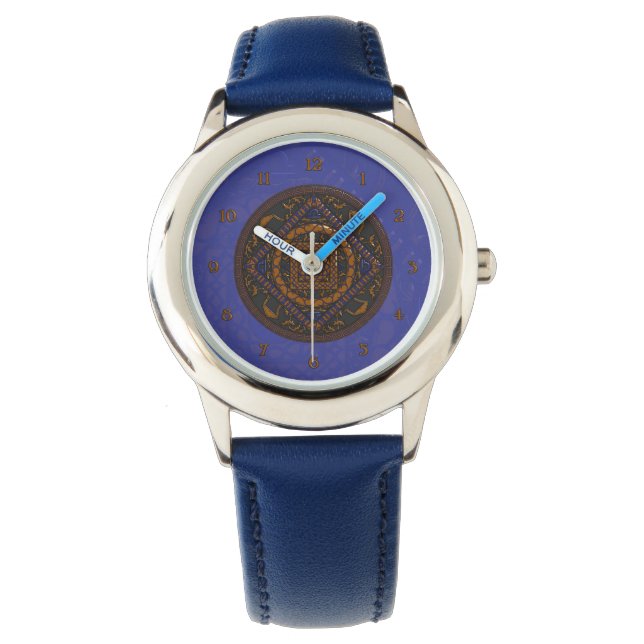 Libra Mandala Watch Armbanduhr (Vorderseite)