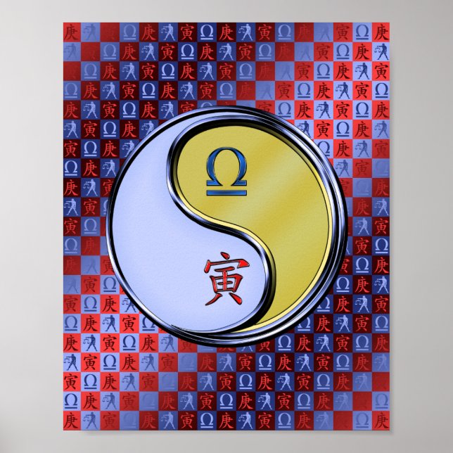 Libra & Metal Tiger Poster (Vorne)